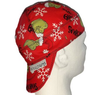 Merry Grinchmas Red Welding Hat