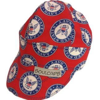 US Navy Red Welding Hat