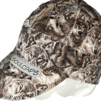 Wolves Print Welding Hat
