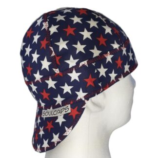 Bold Stars Blue Welding Hat