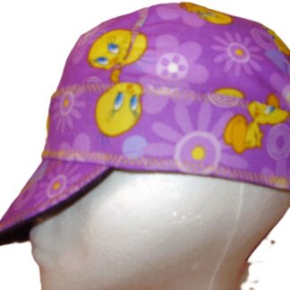 Purple Tweety Bird Welding Hat