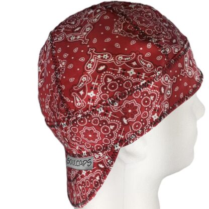Red Bandanna Welding Hat
