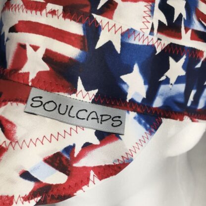 Patriotic Flags Stars Abstract Welding Hat - Image 3