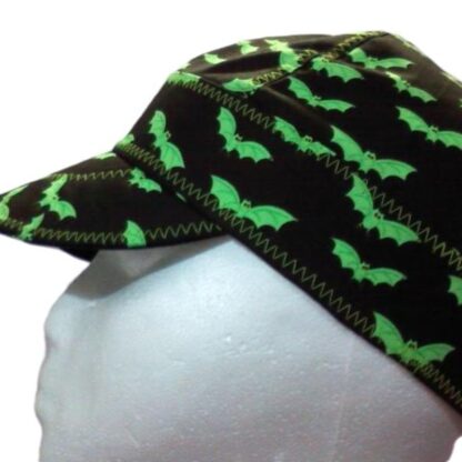 Halloween Neon Bats Welding Hat