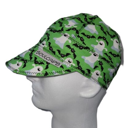 Halloween Ghostly Green Welding Hat - Image 2