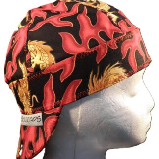 Flames and Dragons Welding Hat