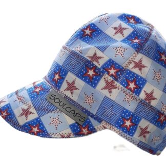 Patriotic Patchwork Stars Welding Hat
